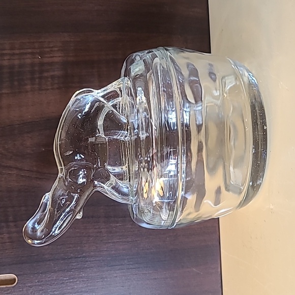 Vintage Jeanette Glass Elephant Trinket Jar - Picture 12 of 16